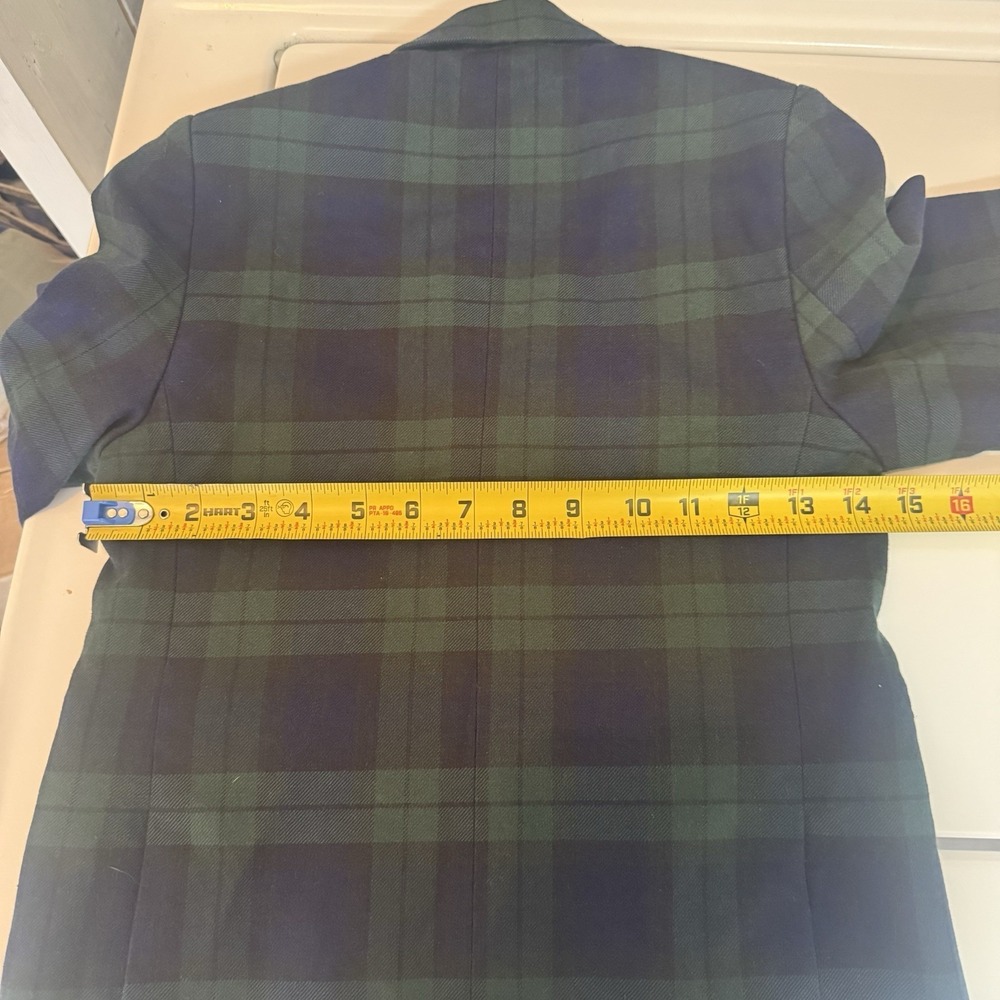 The Beaufort Bonnet Company Boy Booker Blazer Jacket Blackwatch Plaid Size 8 - Picture 7 of 7